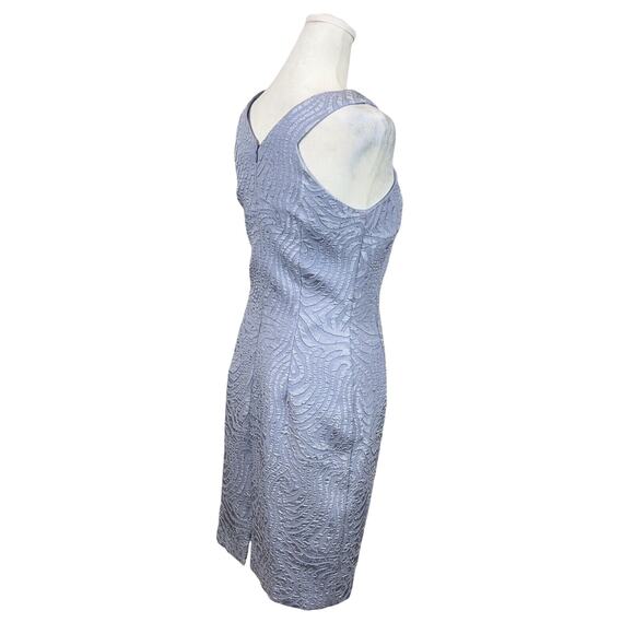 O. Suzanne Dress Women 4 Textured Periwinkle Blue Bodycon Party Gala  Cocktail - Picture 9 of 16